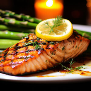 GRILLED SALMON DELITE